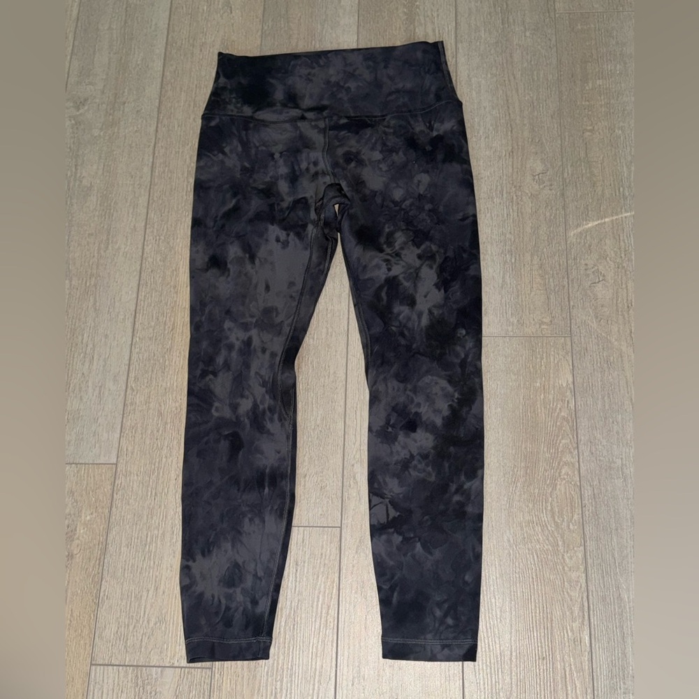 Lululemon Charcoal Tie-Dye Leggings